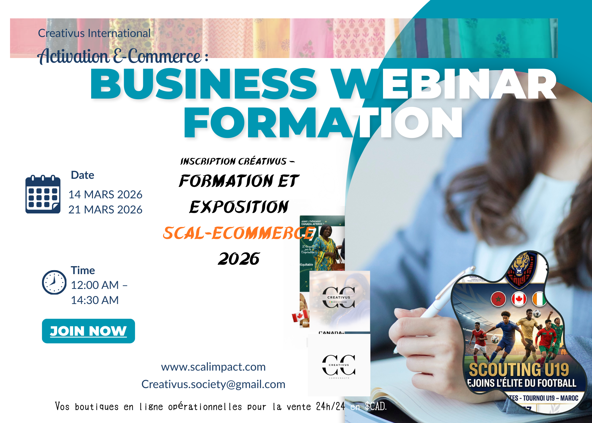 business webinaire formation